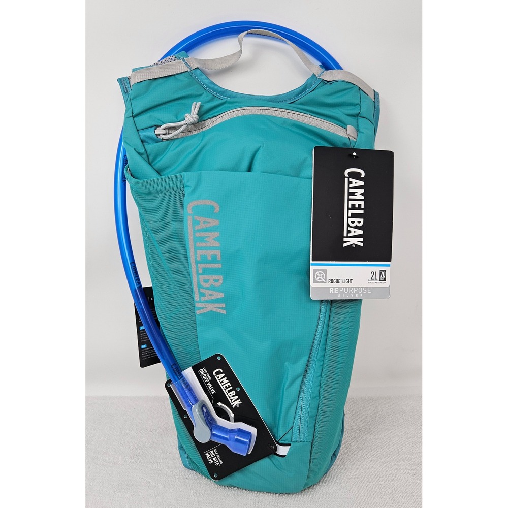 CamelBak Rogue Light Bike Hike Hydration Pack, 70oz (2L), Latigo Teal, NWT